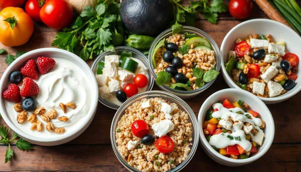 Dairy-Packed Lunch Bowls