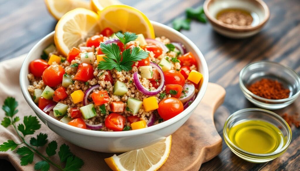 healthy quinoa salad